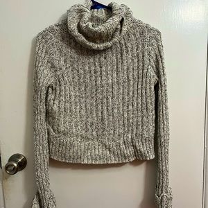 Free people black and white turtleneck sweater